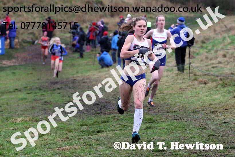 Junior womens Great Edinburgh Cross Country. Photo: David T. Hewitson/Sports for All Pics
